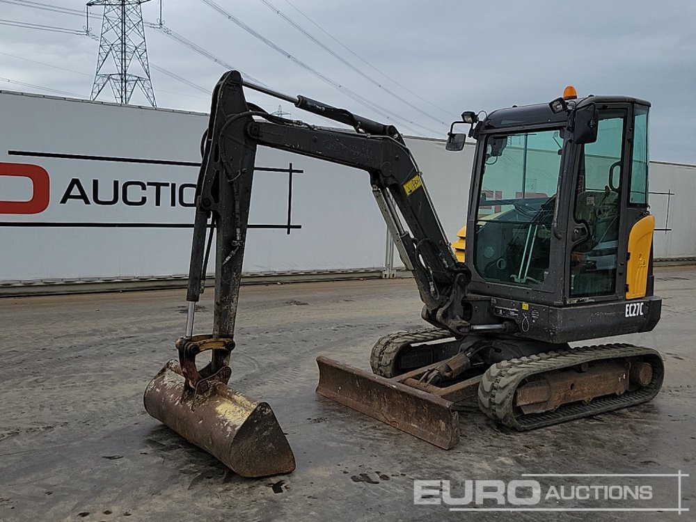 2016 Volvo EC27C - Mini escavadeira: foto 1 2016 Volvo EC27C - Mini escavadeira: foto 1