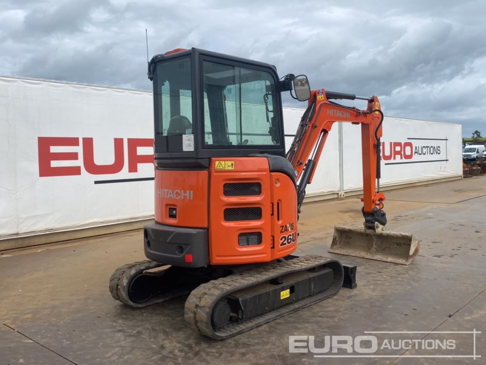 2017 Hitachi ZX26U-5A CR - Mini escavadeira: foto 5 2017 Hitachi ZX26U-5A CR - Mini escavadeira: foto 5