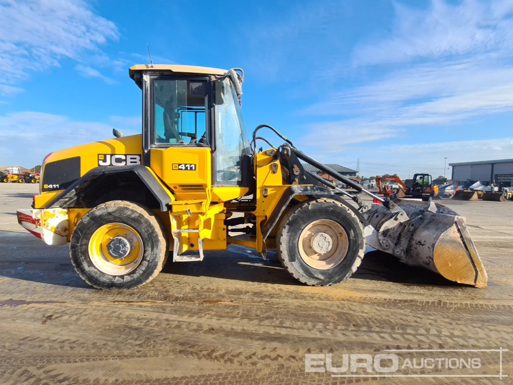 Pá carregadora de rodas 2017 JCB 411: foto 6