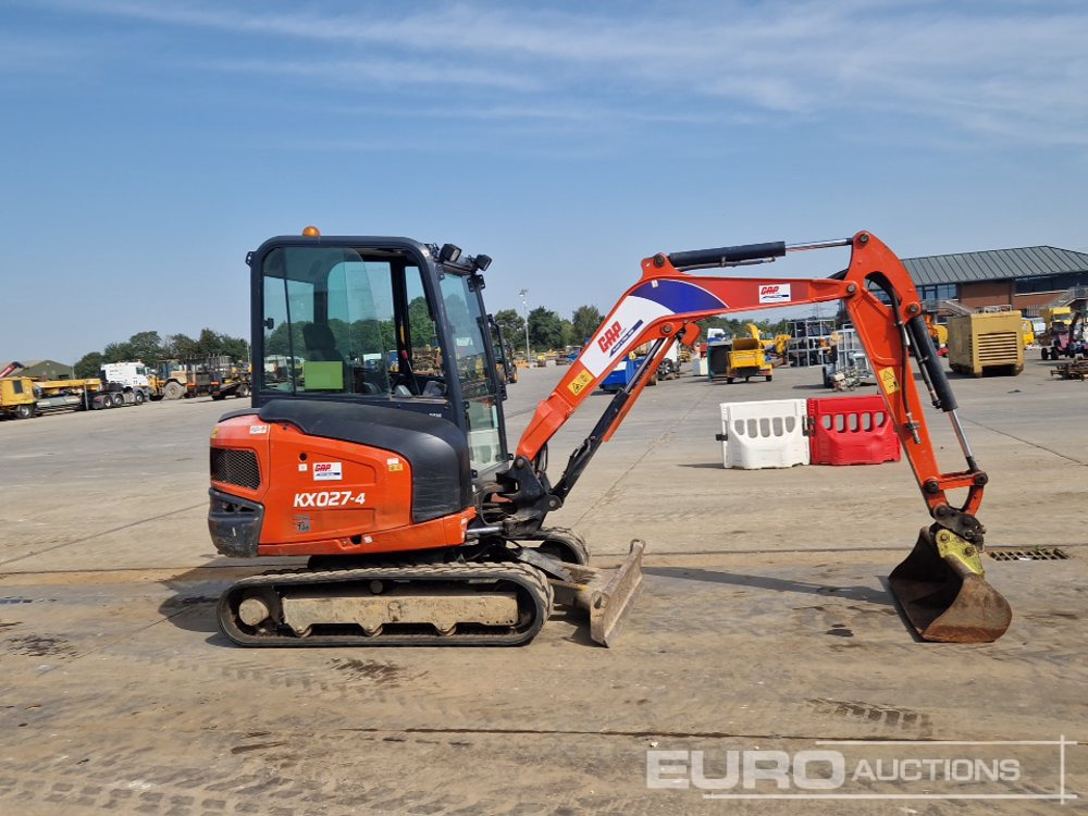 Mini escavadeira 2017 Kubota KX027-4: foto 9