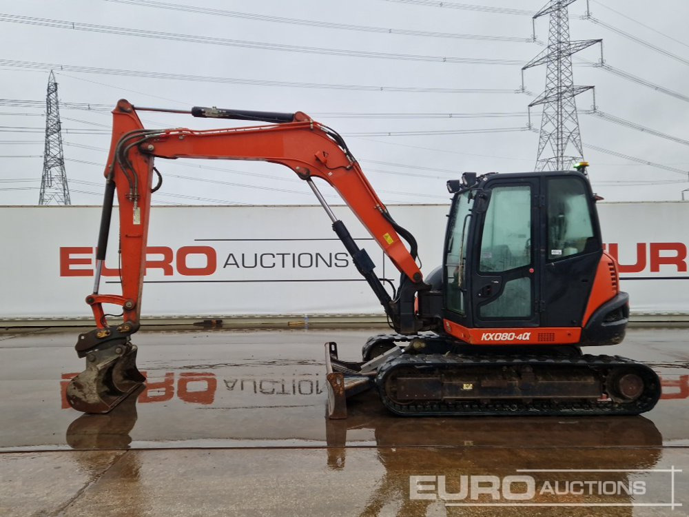 2017 Kubota KX080-4A - Mini escavadeira: foto 2 2017 Kubota KX080-4A - Mini escavadeira: foto 2