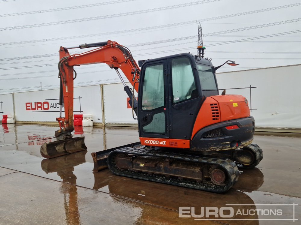 2017 Kubota KX080-4A - Mini escavadeira: foto 3 2017 Kubota KX080-4A - Mini escavadeira: foto 3