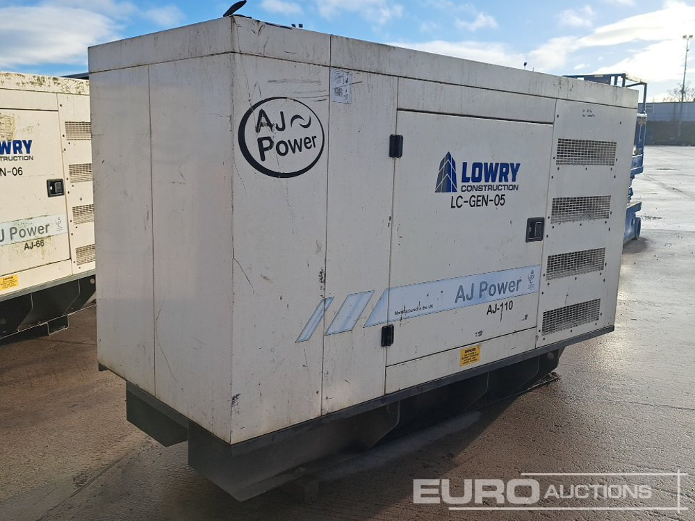 2018 AJ Power 110Kva Diesel Generator, Perkins Engine - Gerador elétrico: foto 1 2018 AJ Power 110Kva Diesel Generator, Perkins Engine - Gerador elétrico: foto 1