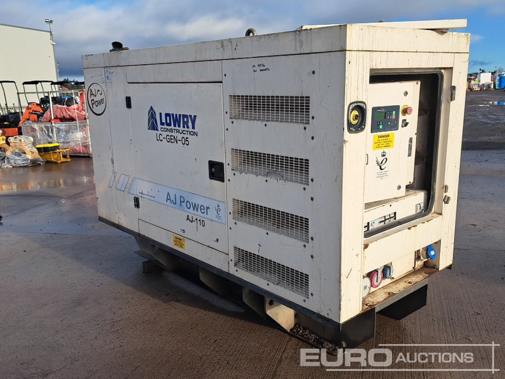 2018 AJ Power 110Kva Diesel Generator, Perkins Engine - Gerador elétrico: foto 2 2018 AJ Power 110Kva Diesel Generator, Perkins Engine - Gerador elétrico: foto 2