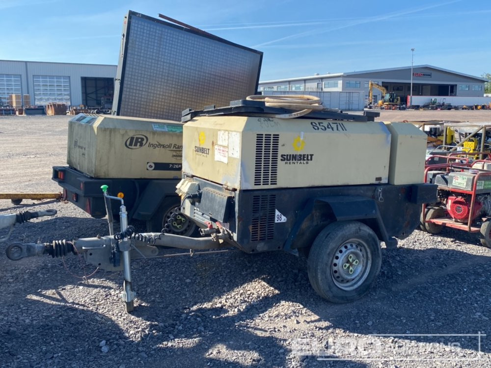2018 Doosan 7/41 Single Axle Diesel Compressor, Yanmar Engine - Compressor de ar: foto 1 2018 Doosan 7/41 Single Axle Diesel Compressor, Yanmar Engine - Compressor de ar: foto 1
