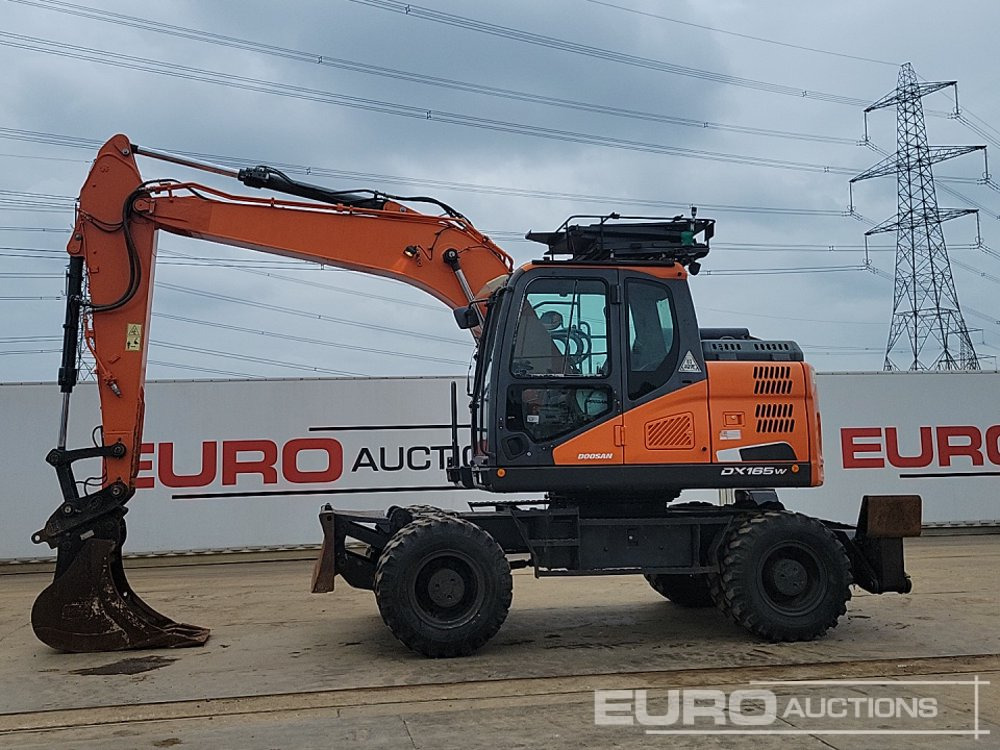 2018 Doosan DX165W-5 - Escavadeira de rodas: foto 2 2018 Doosan DX165W-5 - Escavadeira de rodas: foto 2