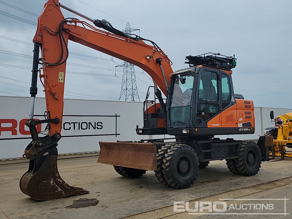 2018 Doosan DX165W-5 - Escavadeira de rodas: foto 1 2018 Doosan DX165W-5 - Escavadeira de rodas: foto 1