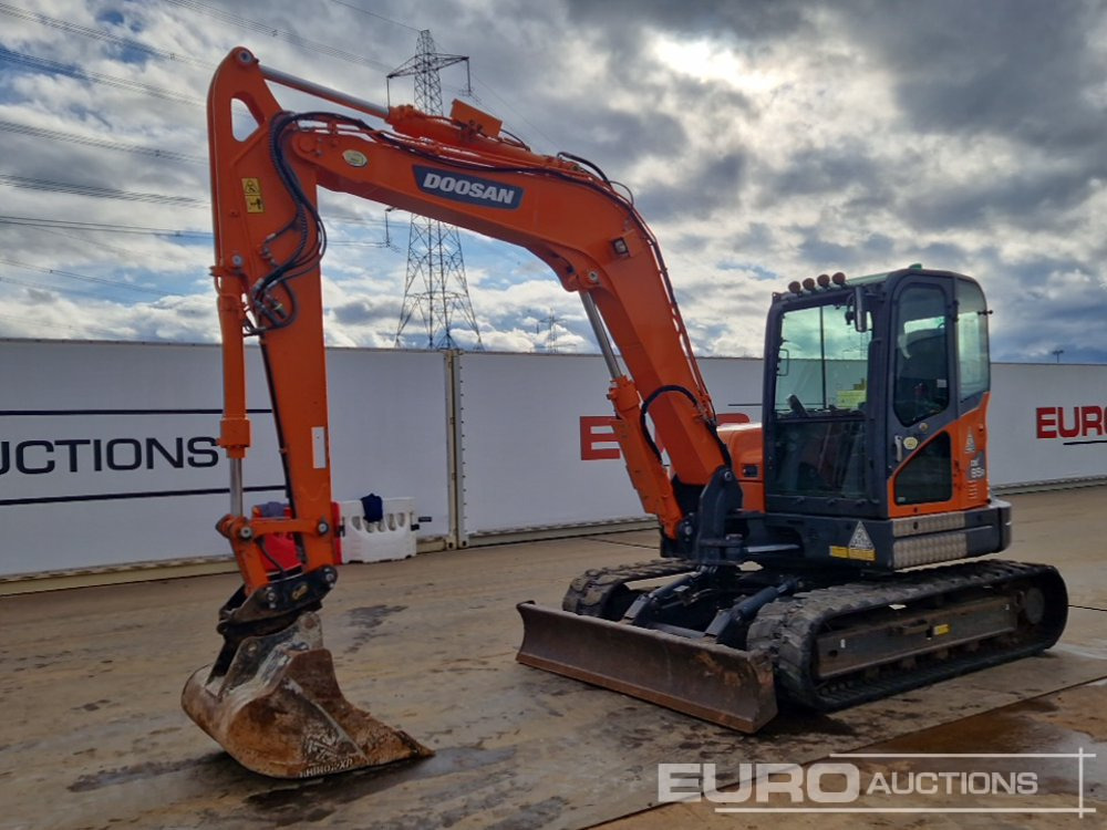 2018 Doosan DX85-3 - Mini escavadeira: foto 1 2018 Doosan DX85-3 - Mini escavadeira: foto 1