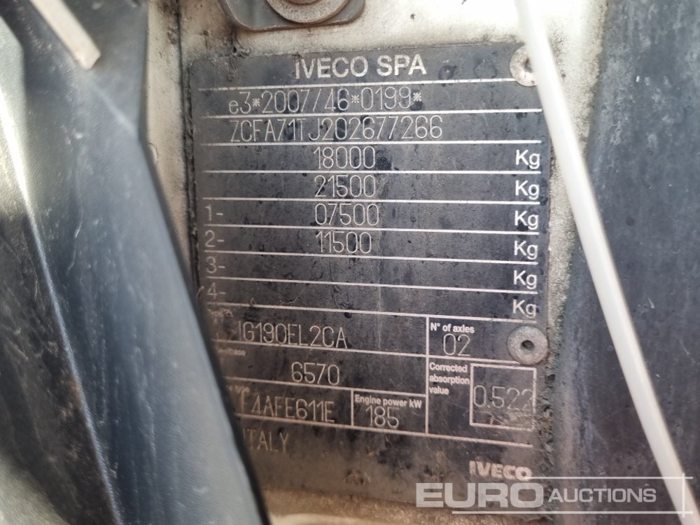Camião de lona 2018 Iveco 180-250: foto 34