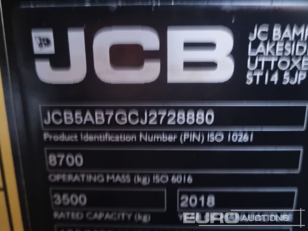 Empilhador telescópico 2018 JCB 535-95: foto 38 Empilhador telescópico 2018 JCB 535-95: foto 38