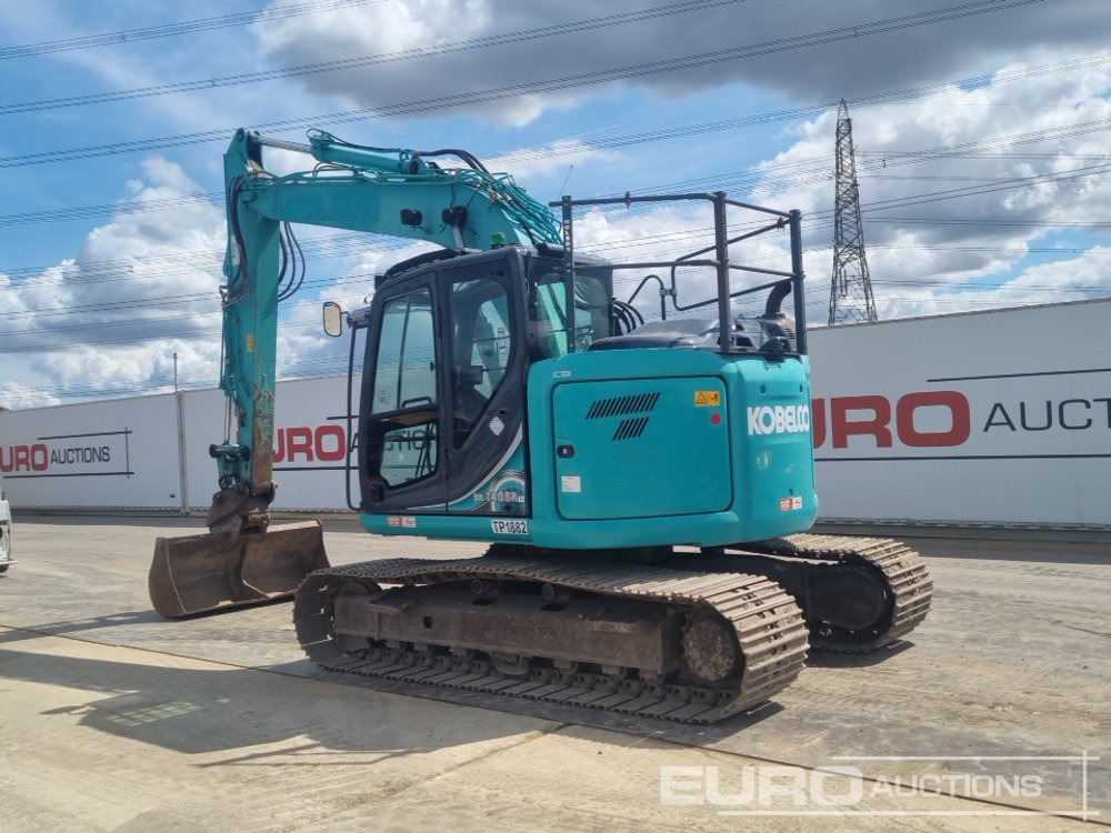 2018 Kobelco SK140SRLC-5 - Escavadora de rastos: foto 3 2018 Kobelco SK140SRLC-5 - Escavadora de rastos: foto 3