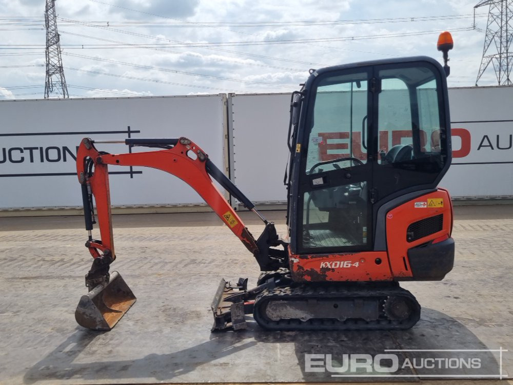 2018 Kubota KX016-4 - Mini escavadeira: foto 2 2018 Kubota KX016-4 - Mini escavadeira: foto 2