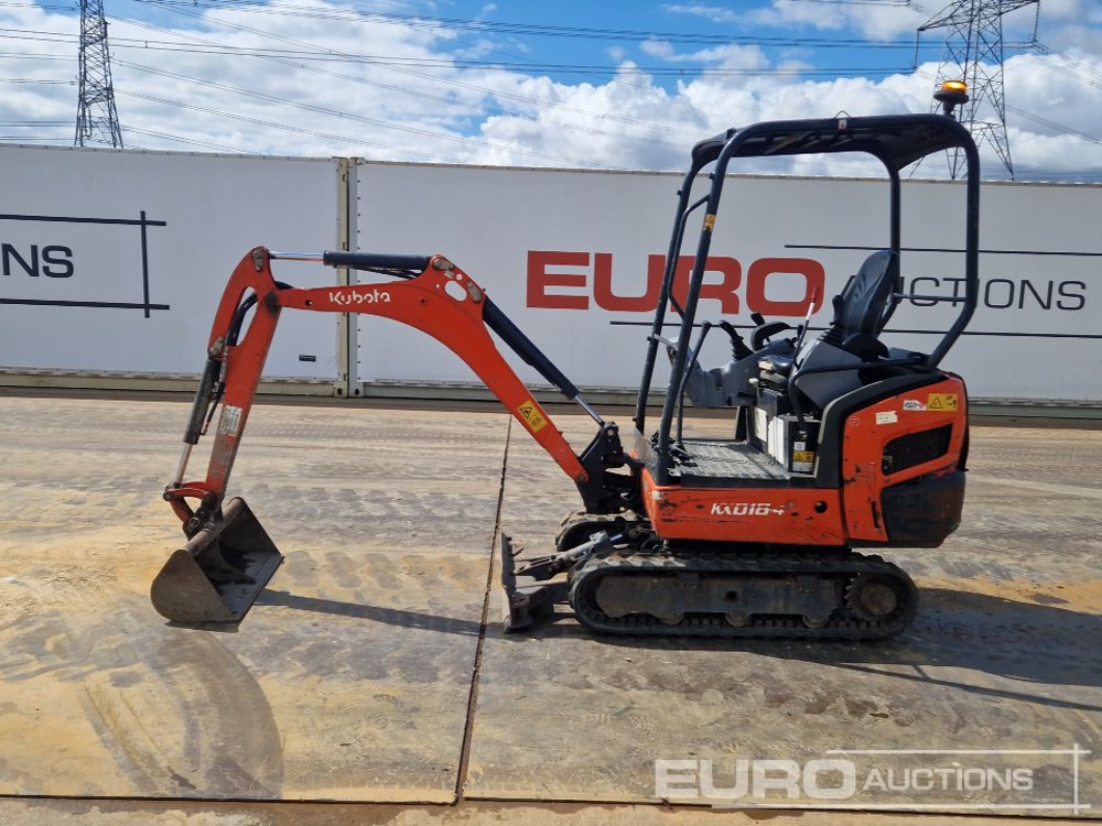 2018 Kubota KX018-4 - Mini escavadeira: foto 2 2018 Kubota KX018-4 - Mini escavadeira: foto 2