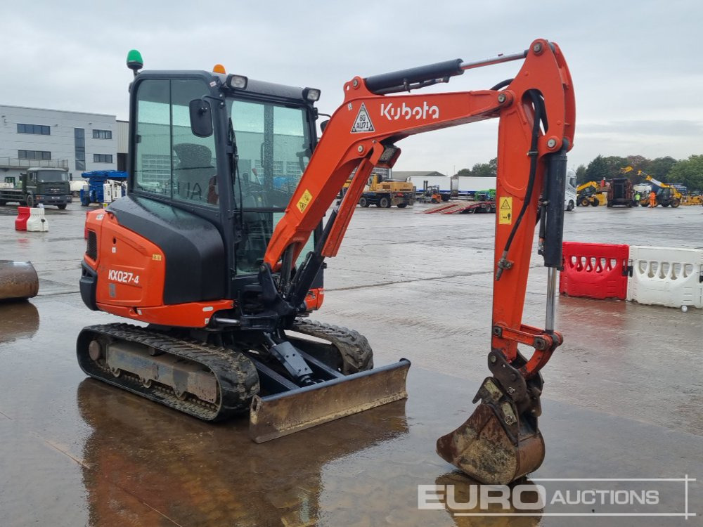 Mini escavadeira 2018 Kubota KX027-4: foto 7