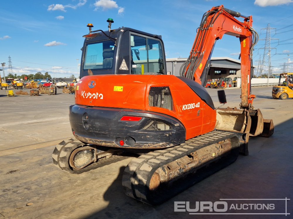2018 Kubota KX080 - Mini escavadeira: foto 5 2018 Kubota KX080 - Mini escavadeira: foto 5