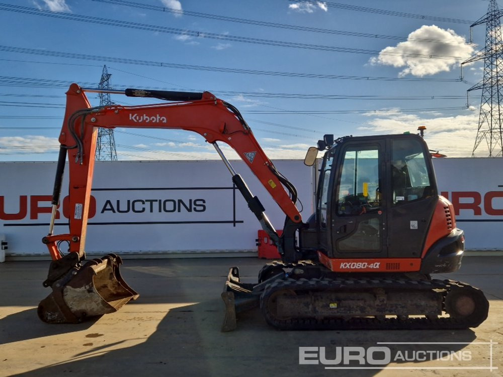 2018 Kubota KX080 - Mini escavadeira: foto 2 2018 Kubota KX080 - Mini escavadeira: foto 2