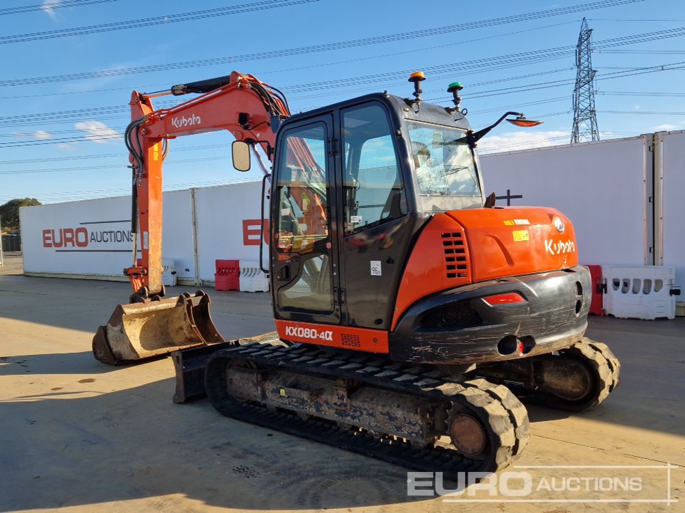 2018 Kubota KX080 - Mini escavadeira: foto 3 2018 Kubota KX080 - Mini escavadeira: foto 3