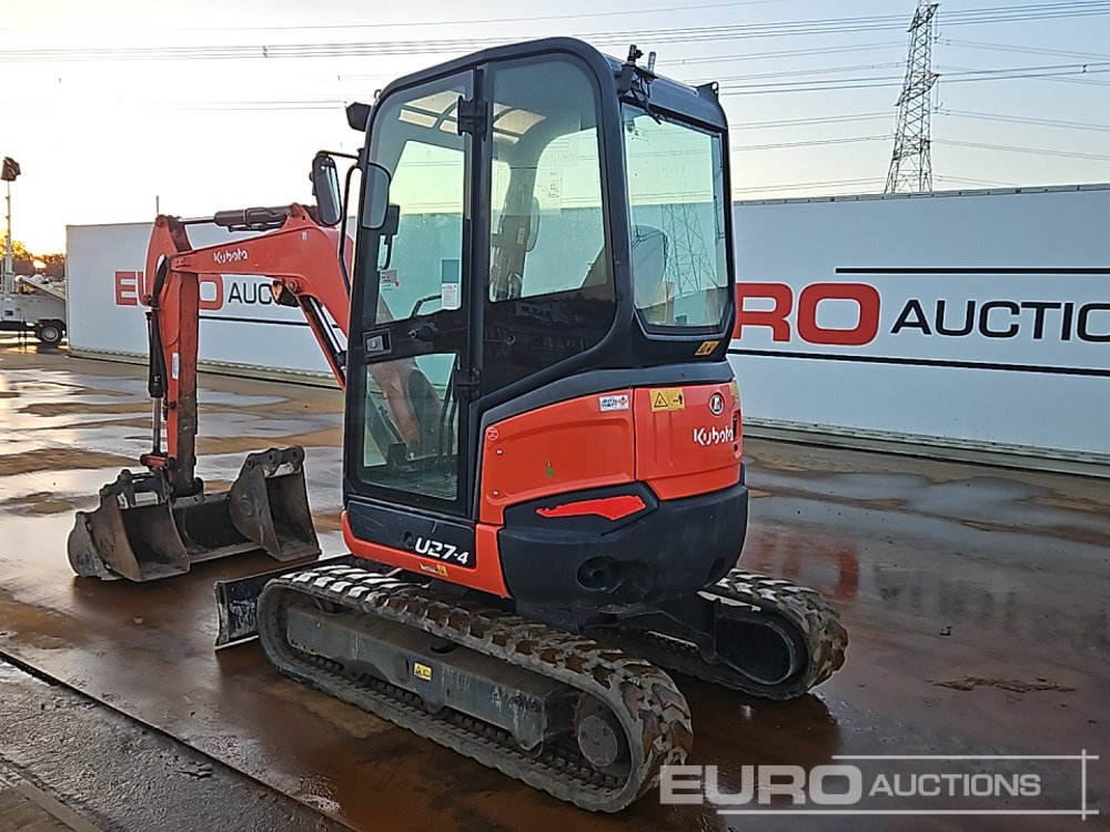 2018 Kubota U27-4 - Mini escavadeira: foto 3 2018 Kubota U27-4 - Mini escavadeira: foto 3