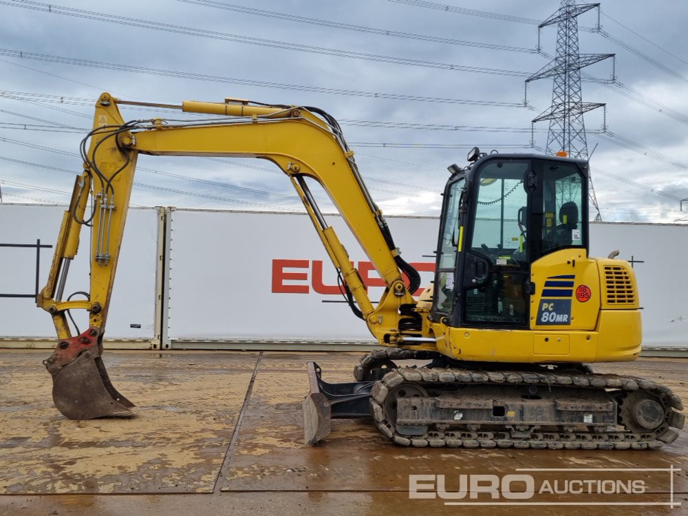 2019 Komatsu PC80MR-5E0 - Mini escavadeira: foto 2 2019 Komatsu PC80MR-5E0 - Mini escavadeira: foto 2