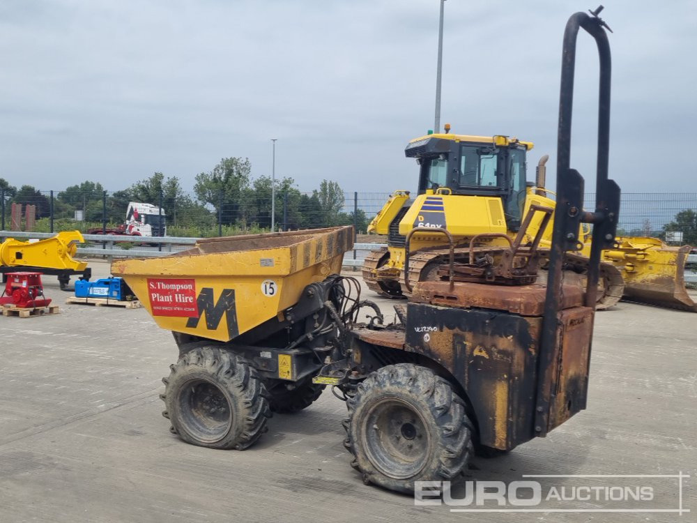 2019 Mecalac 1 Ton Hi Tip Dumper, Roll Bar (Fire Damage) - Tombador: foto 2 2019 Mecalac 1 Ton Hi Tip Dumper, Roll Bar (Fire Damage) - Tombador: foto 2