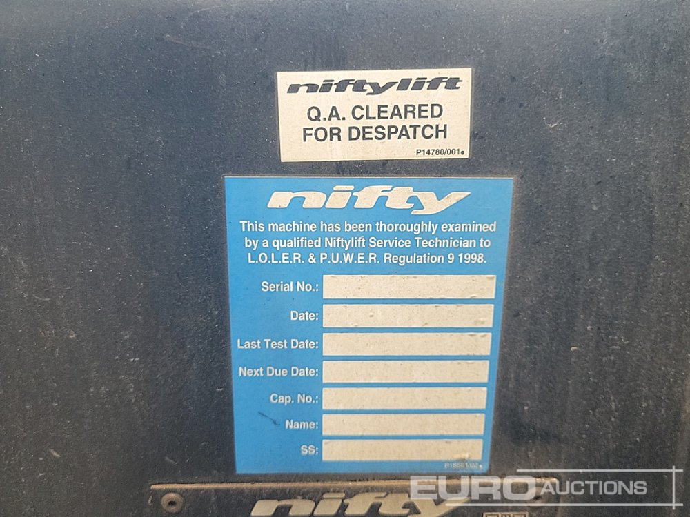Plataforma aérea 2019 Niftylift HR28 Hybrid: foto 45