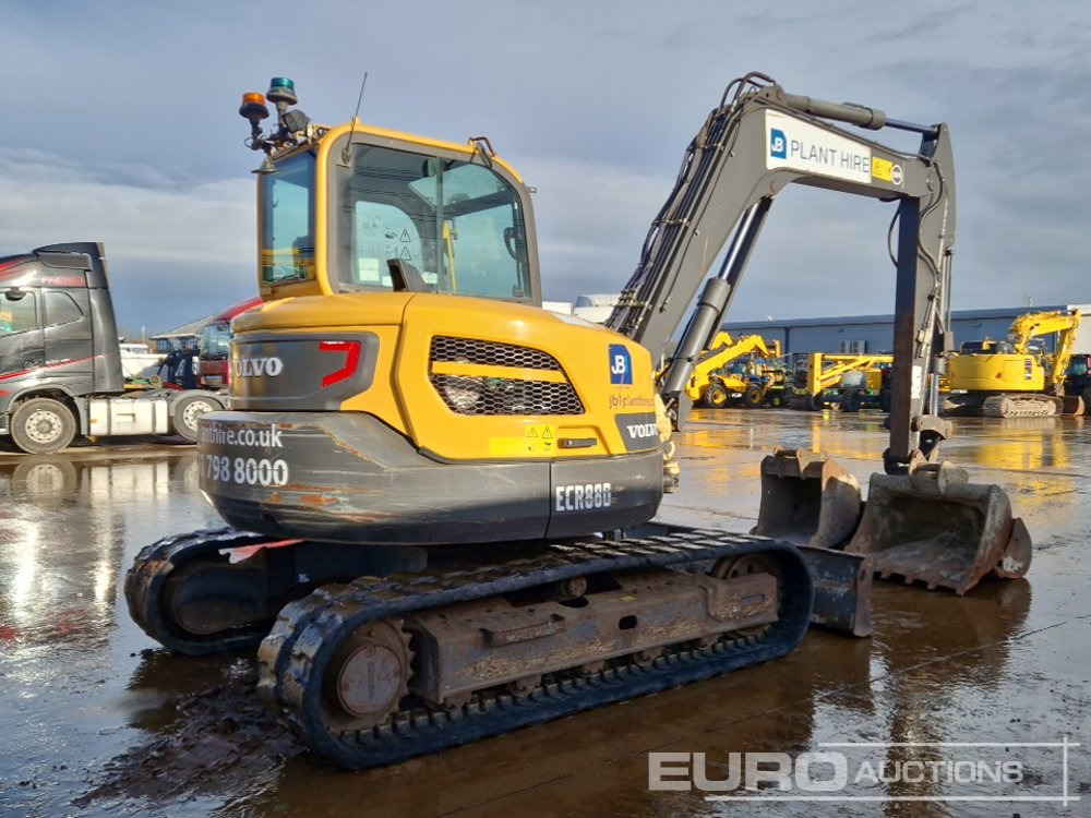 2019 Volvo ECR88D - Mini escavadeira: foto 5 2019 Volvo ECR88D - Mini escavadeira: foto 5