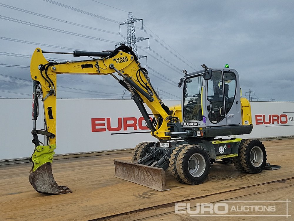 2019 Wacker Neuson EW100 - Escavadeira de rodas: foto 1 2019 Wacker Neuson EW100 - Escavadeira de rodas: foto 1