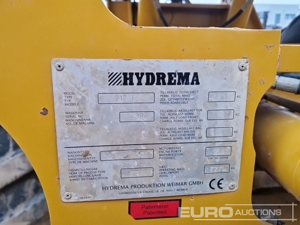 Caminhão articulado 2020 Hydrema 912F: foto 41