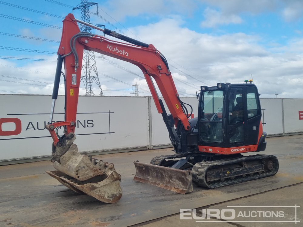 2020 Kubota KX080-4A2 - Mini escavadeira: foto 1 2020 Kubota KX080-4A2 - Mini escavadeira: foto 1