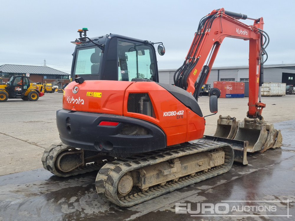 2020 Kubota KX080-4A2 - Mini escavadeira: foto 5 2020 Kubota KX080-4A2 - Mini escavadeira: foto 5