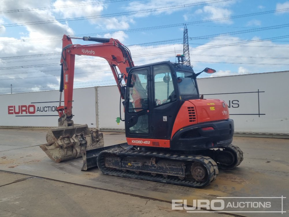 2020 Kubota KX080-4A2 - Mini escavadeira: foto 3 2020 Kubota KX080-4A2 - Mini escavadeira: foto 3