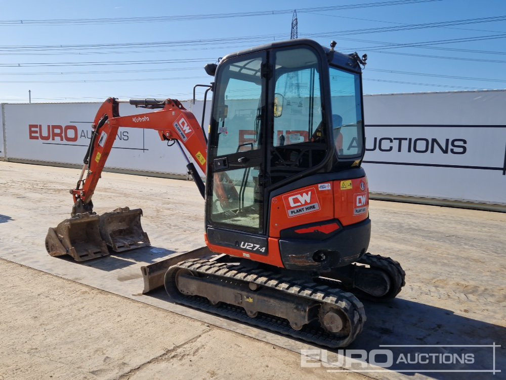 2020 Kubota U27-4 - Mini escavadeira: foto 3 2020 Kubota U27-4 - Mini escavadeira: foto 3