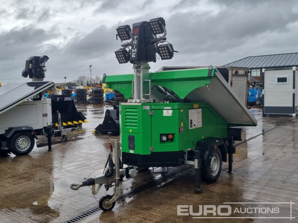 2020 Trime X-Solar Single Axle Solar Powered LED Lighting Tower - Torre de iluminação: foto 1 2020 Trime X-Solar Single Axle Solar Powered LED Lighting Tower - Torre de iluminação: foto 1