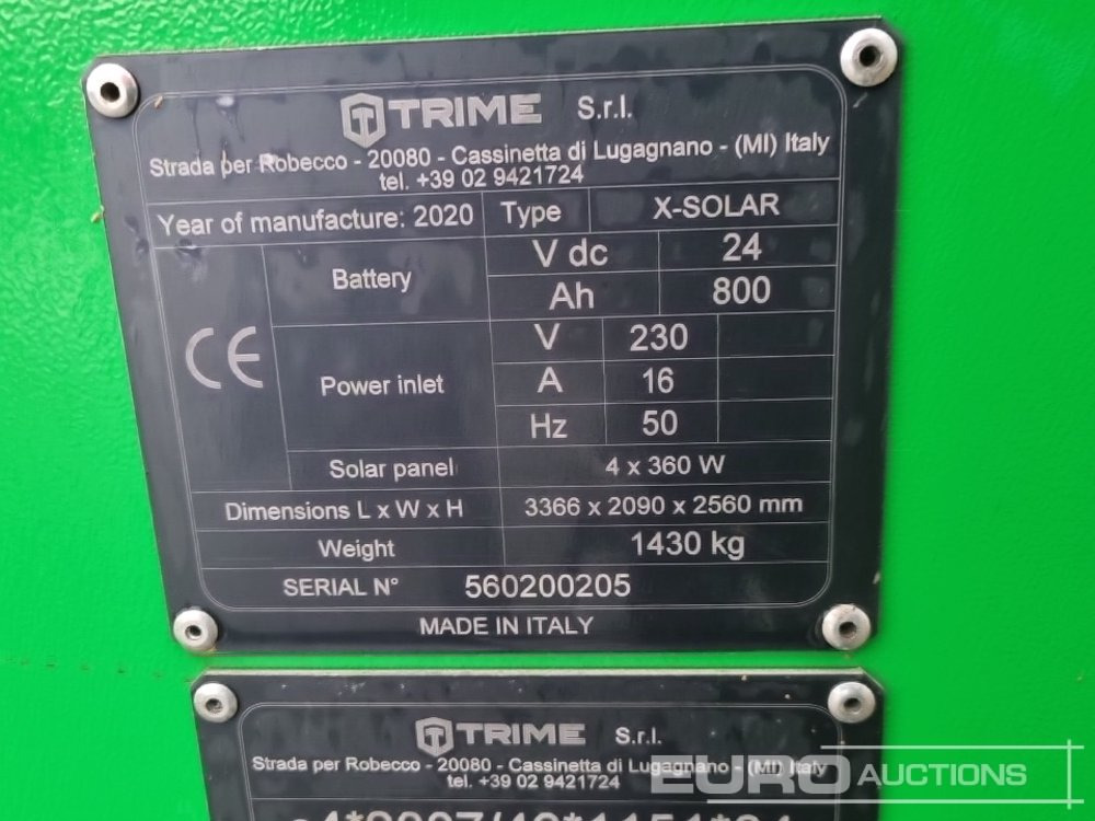 Torre de iluminação 2020 Trime X-Solar Single Axle Solar Powered LED Lighting Tower: foto 36