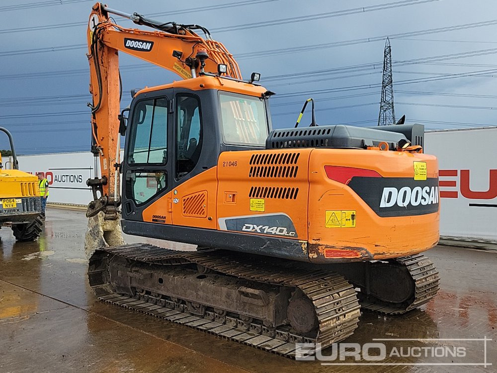 2021 Doosan DX140LC-5 - Escavadora de rastos: foto 3 2021 Doosan DX140LC-5 - Escavadora de rastos: foto 3