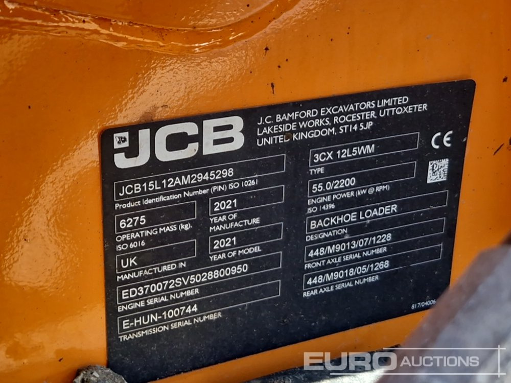 Retroescavadeira 2021 JCB  3CX: foto 49