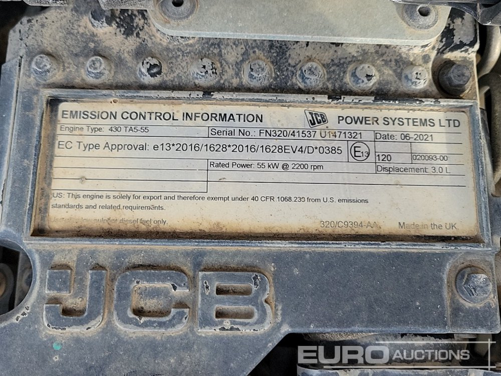 Empilhador telescópico 2021 JCB 540-140 Hi Viz: foto 21