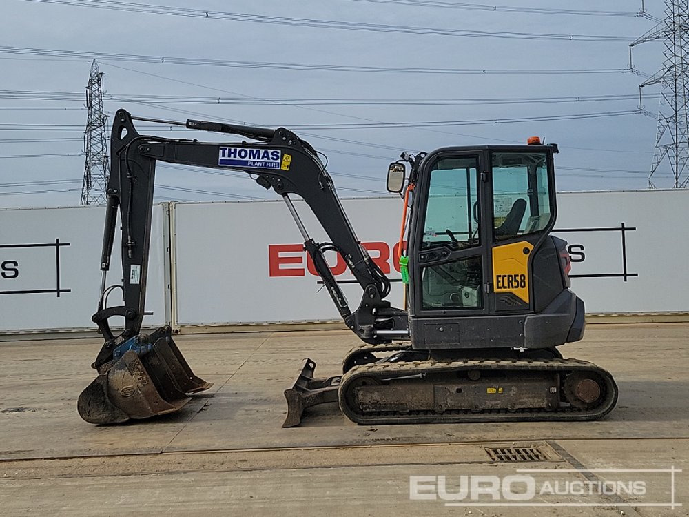 2021 Volvo ECR58F - Mini escavadeira: foto 2 2021 Volvo ECR58F - Mini escavadeira: foto 2