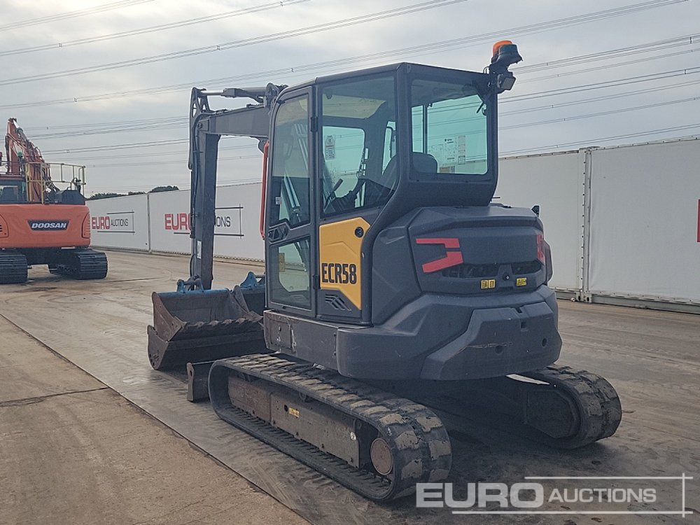 2021 Volvo ECR58F - Mini escavadeira: foto 3 2021 Volvo ECR58F - Mini escavadeira: foto 3