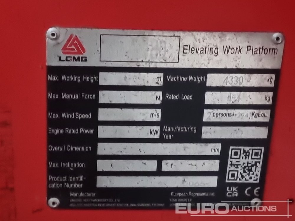 Plataforma aérea 2023 LGMG SR1018D: foto 42