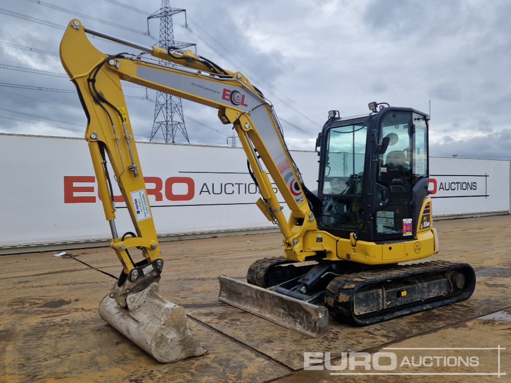 2024 Komatsu PC55MR-5E0 - Mini escavadeira: foto 1 2024 Komatsu PC55MR-5E0 - Mini escavadeira: foto 1