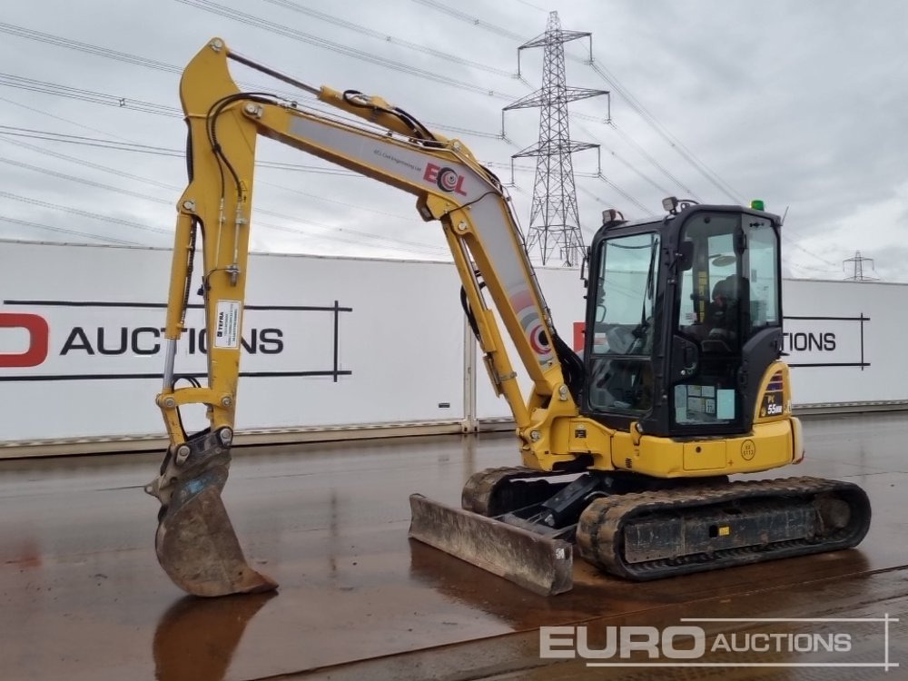 2024 Komatsu PC55MR-5E0 - Mini escavadeira: foto 1 2024 Komatsu PC55MR-5E0 - Mini escavadeira: foto 1