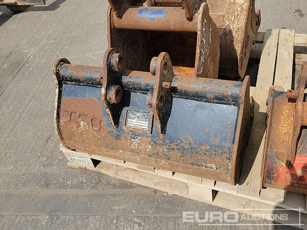 Balde 24", 24", 12", 12" Digging Bucket 30-35mm Pin to suit Mini Excavator: foto 18