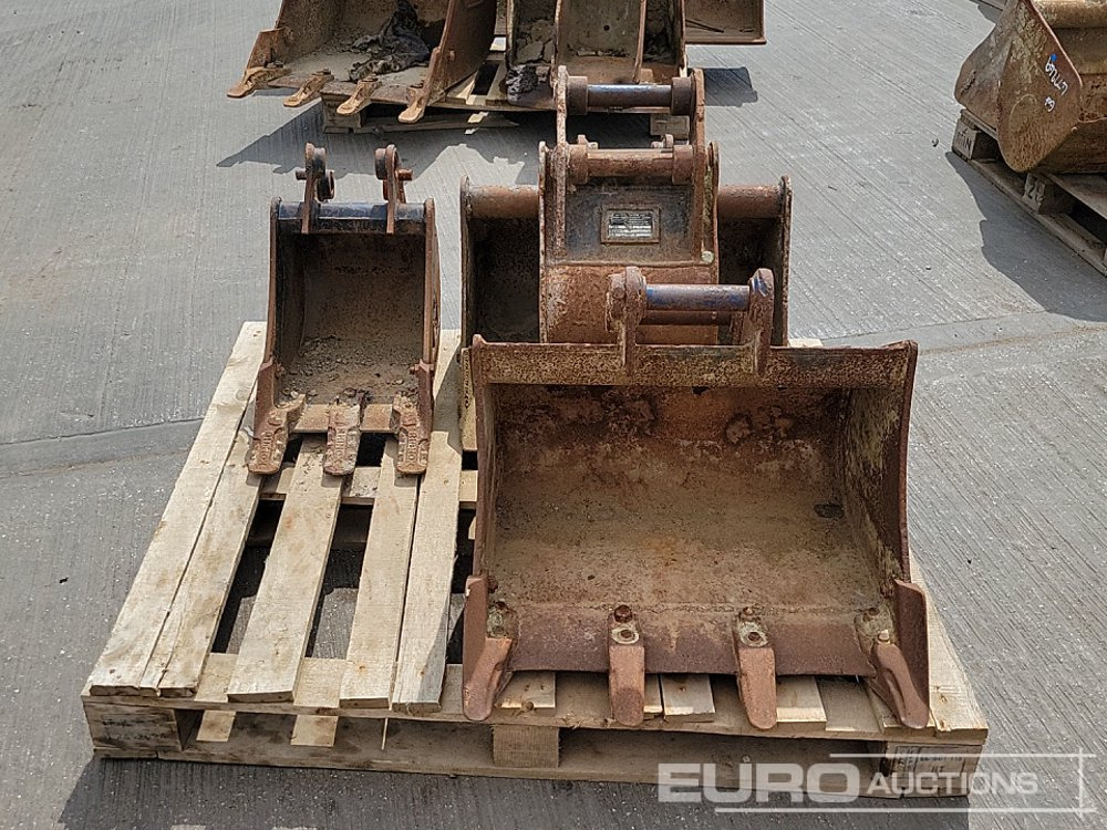 Balde 24", 24", 12", 12" Digging Bucket 30-35mm Pin to suit Mini Excavator: foto 8