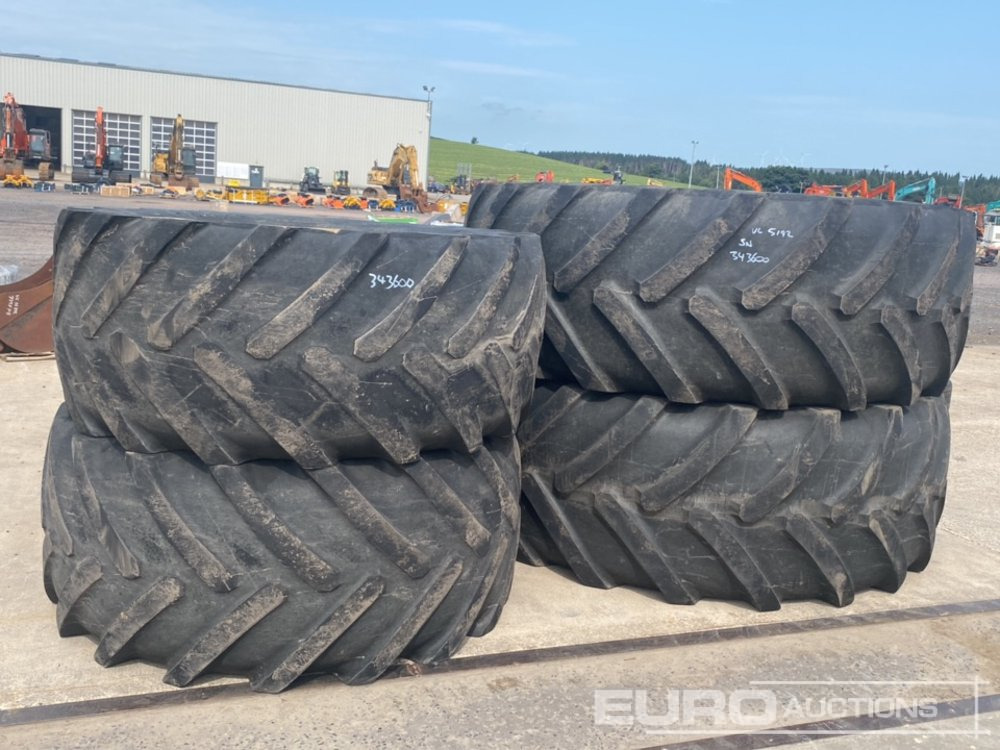 710/70R42 Michelin Tyres (2 of) & 600/70RR28 Michelin Tyres (2 of) - Pneu: foto 1 710/70R42 Michelin Tyres (2 of) & 600/70RR28 Michelin Tyres (2 of) - Pneu: foto 1