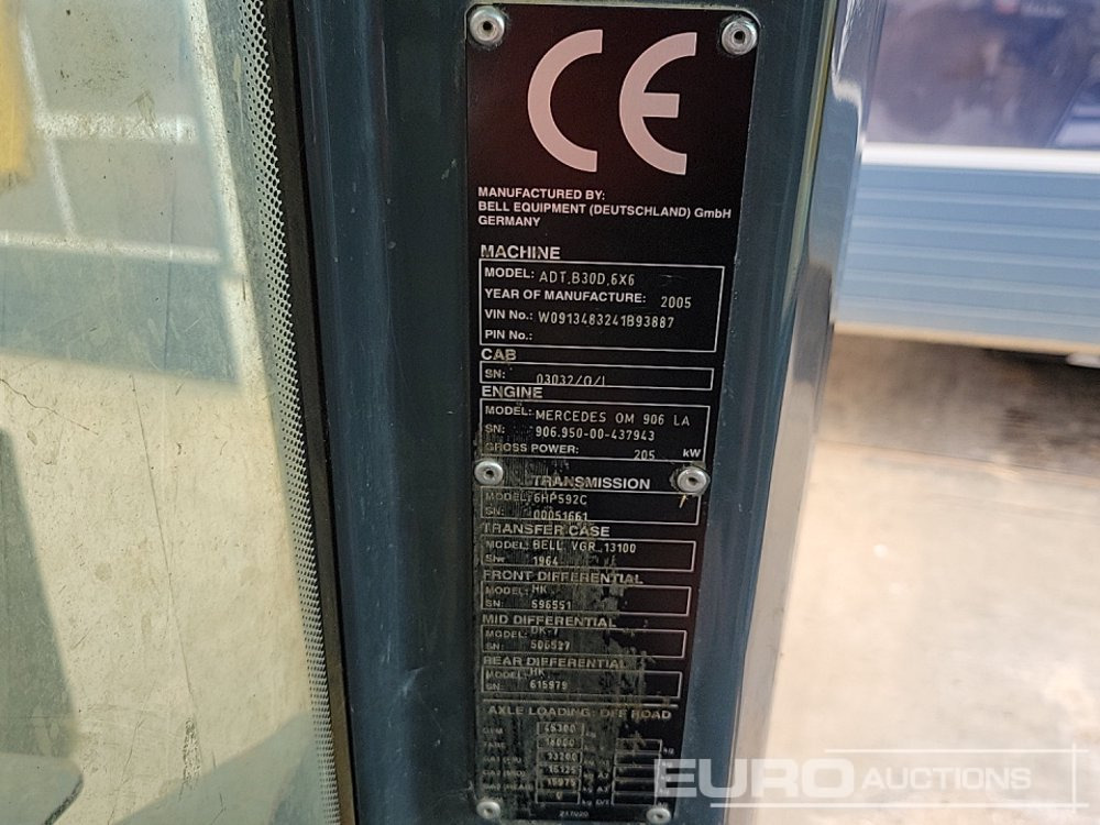 Caminhão articulado Bell B30D: foto 43