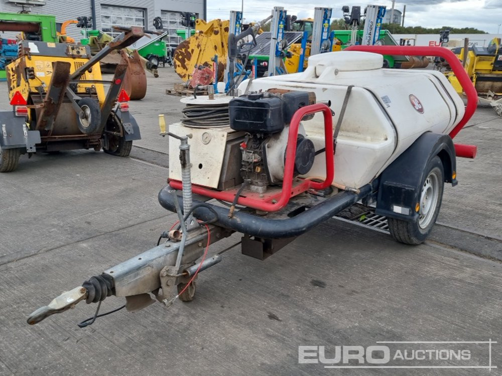 Brandon Single Axle Water Bowser, Yanmar Pressure Washer - Lavadora de alta pressão: foto 1 Brandon Single Axle Water Bowser, Yanmar Pressure Washer - Lavadora de alta pressão: foto 1