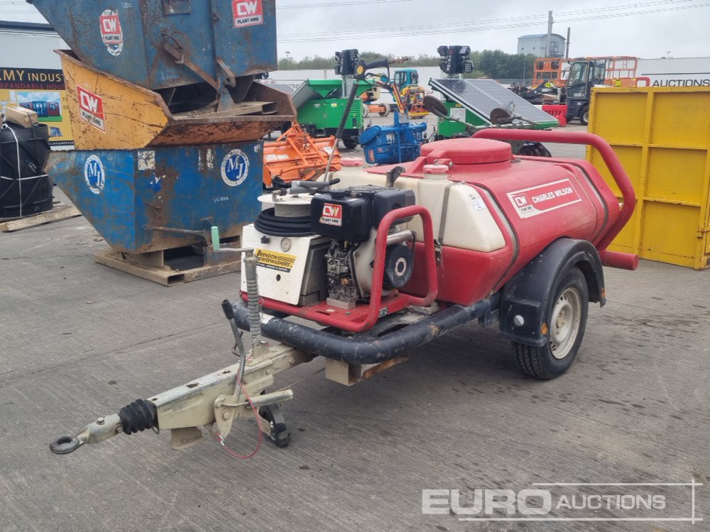 Brendon Bowsers Single Axle Plastic Water Bowser, Yanmar Pressure Washer - Lavadora de alta pressão: foto 1 Brendon Bowsers Single Axle Plastic Water Bowser, Yanmar Pressure Washer - Lavadora de alta pressão: foto 1