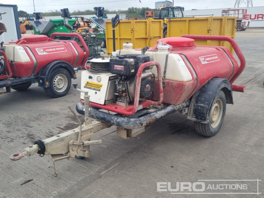 Brendon Bowsers Single Axle Plastic Water Bowser, Yanmar Pressure Washer - Lavadora de alta pressão: foto 1 Brendon Bowsers Single Axle Plastic Water Bowser, Yanmar Pressure Washer - Lavadora de alta pressão: foto 1