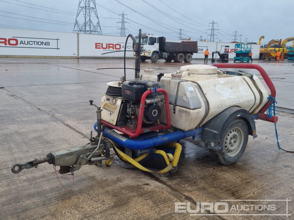 Brendon Powerwashers Single Axle Plastic Water Bowser, Yanmar Pressure Washer - Lavadora de alta pressão: foto 1 Brendon Powerwashers Single Axle Plastic Water Bowser, Yanmar Pressure Washer - Lavadora de alta pressão: foto 1